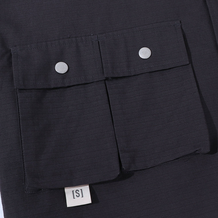 A[S]USL MULTI POCKETS RIBSTOP SHIRT-SLATE