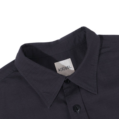 A[S]USL MULTI POCKETS RIBSTOP SHIRT-SLATE
