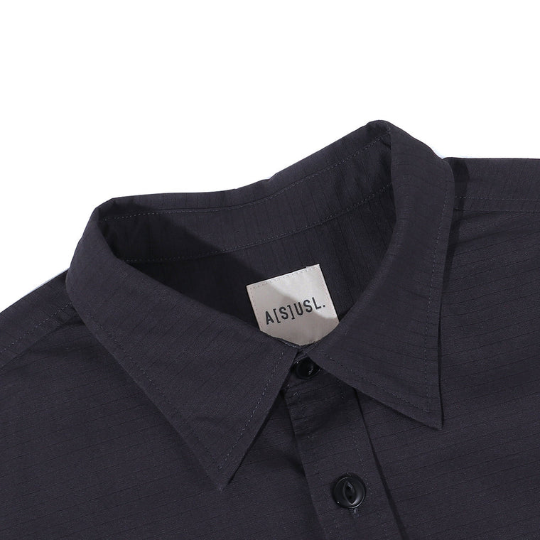 A[S]USL MULTI POCKETS RIBSTOP SHIRT-SLATE