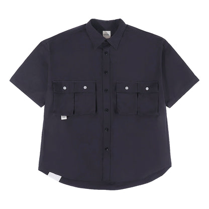 A[S]USL MULTI POCKETS RIBSTOP SHIRT-SLATE