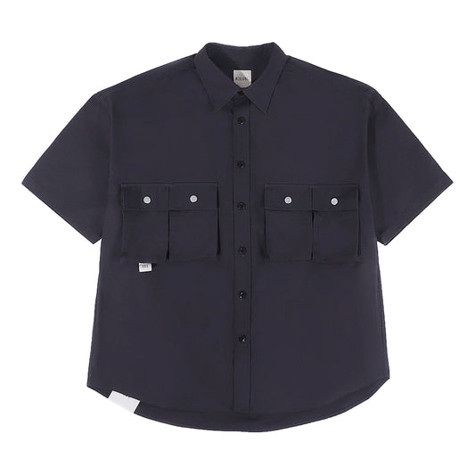 A[S]USL MULTI POCKETS RIBSTOP SHIRT-SLATE