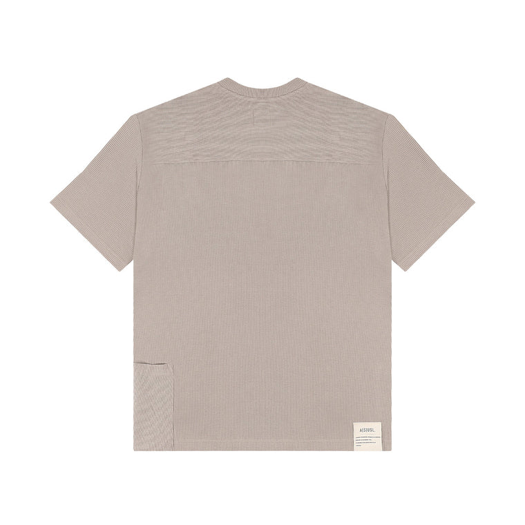 A[S]USL SMALL LOGO WAFFLE TEE-BEIGE