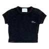 OPEN DIALOGUE WOMEN SLIM T-SHIRT-WASHED BLACK