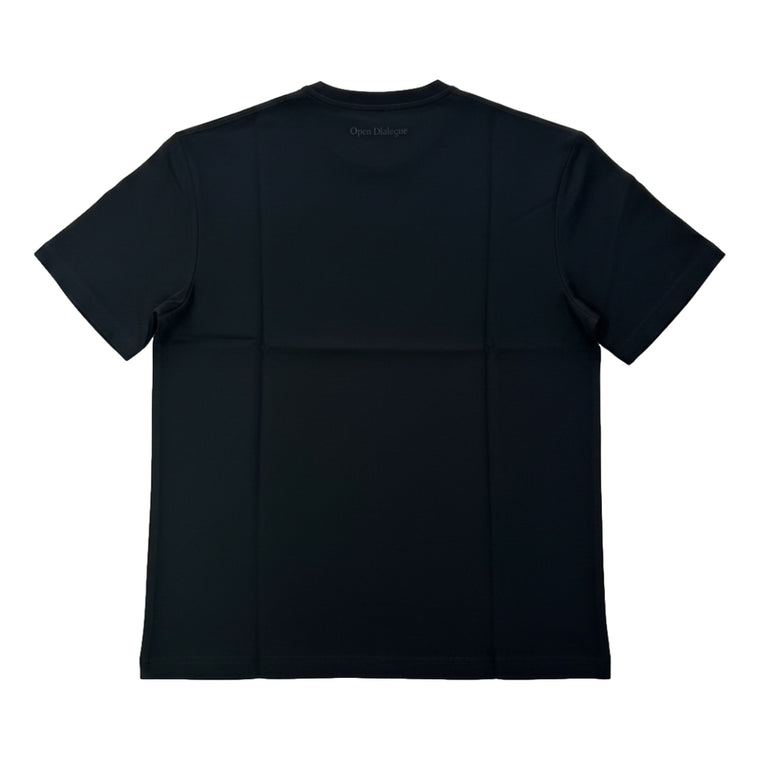OPEN DIALOGUE SS TEE-BLACK
