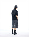 NINE POINT NINE "INNER LIGHT" S/S TEE-WASHED BLACK