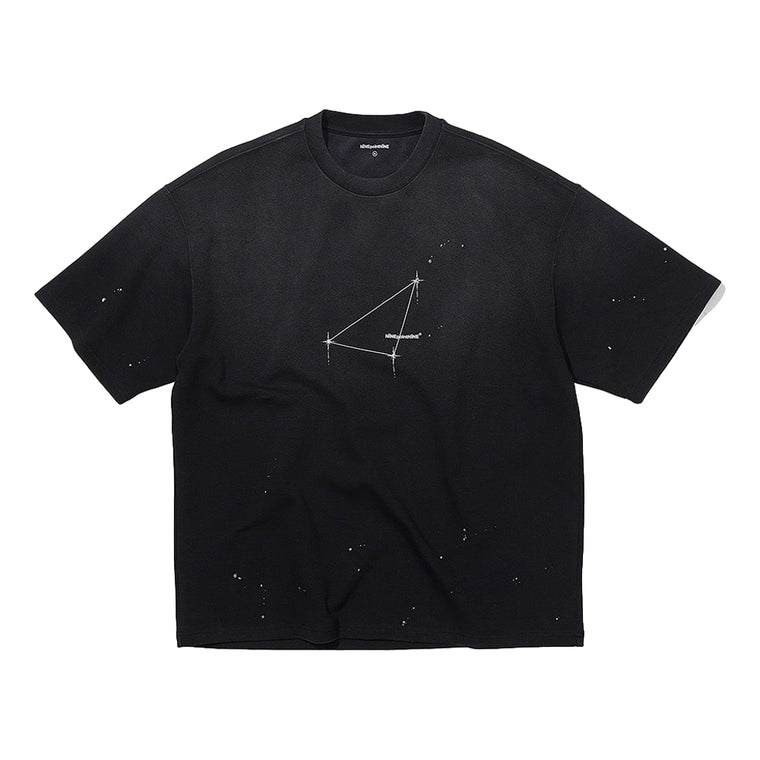 NINE POINT NINE "INNER LIGHT" S/S TEE-WASHED BLACK