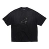 NINE POINT NINE "INNER LIGHT" S/S TEE-WASHED BLACK