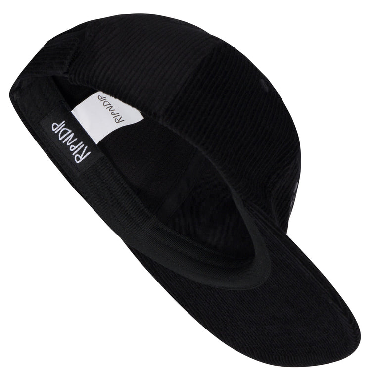 RIPNDIP INTERNAL ILLUMINATION CORDUROY STRAPBACK-BLACK