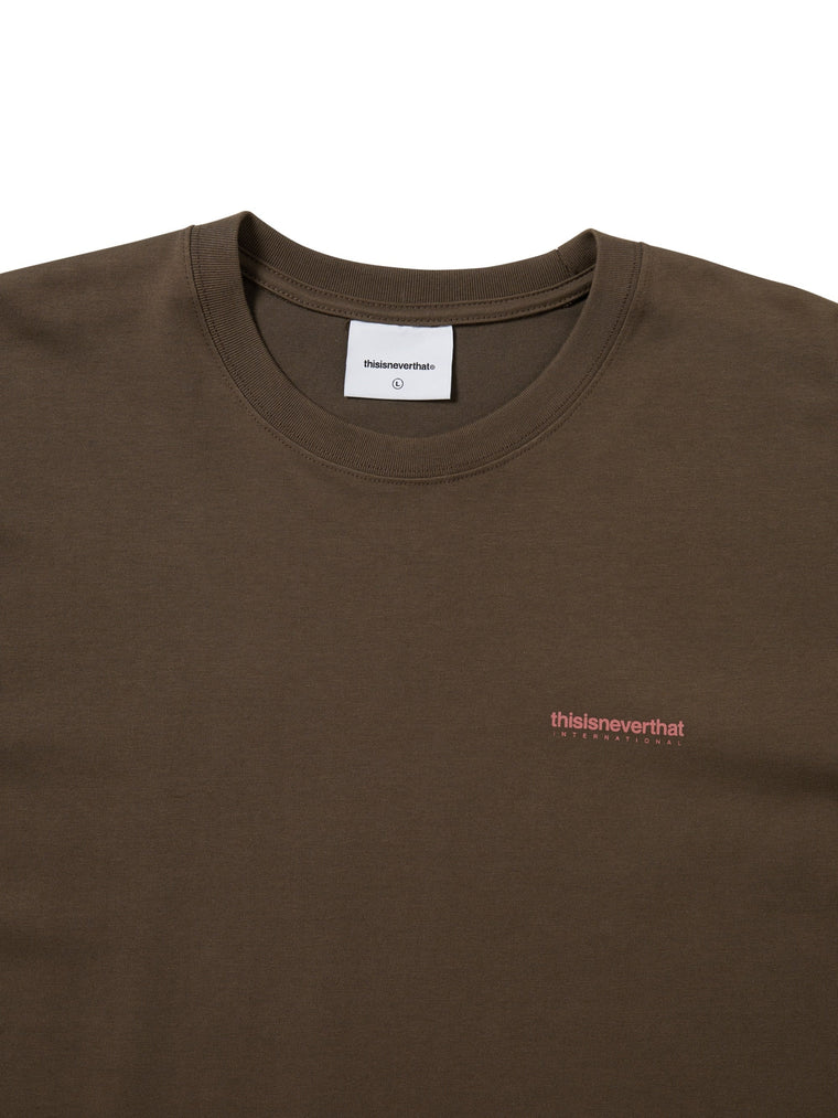 THIS IS NEVER THAT INTL. LOGO TEE-BROWN