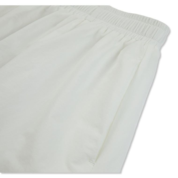 NEUTRAL SOCIETY IRREGULAR 3D FLARE SKIRT-WHITE