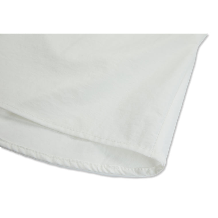 NEUTRAL SOCIETY IRREGULAR 3D FLARE SKIRT-WHITE