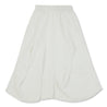 NEUTRAL SOCIETY IRREGULAR 3D FLARE SKIRT-WHITE