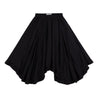 NEUTRAL SOCIETY IRREGULAR RUFFLE SKIRT-BLACK