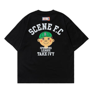 SCENE BY ICE FIRE X IVY BOY IVY FC TEE-BLACK