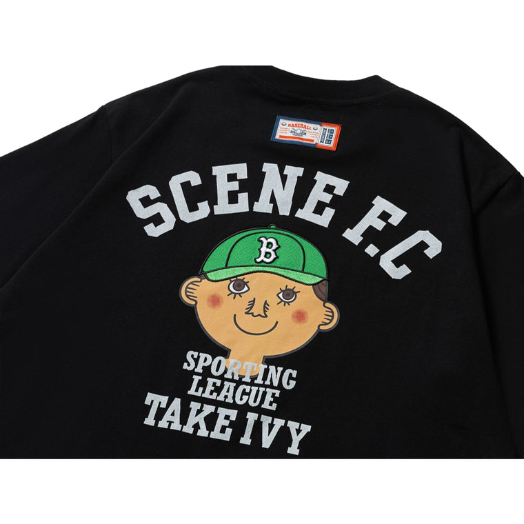 SCENE BY ICE FIRE X IVY BOY IVY FC TEE-BLACK