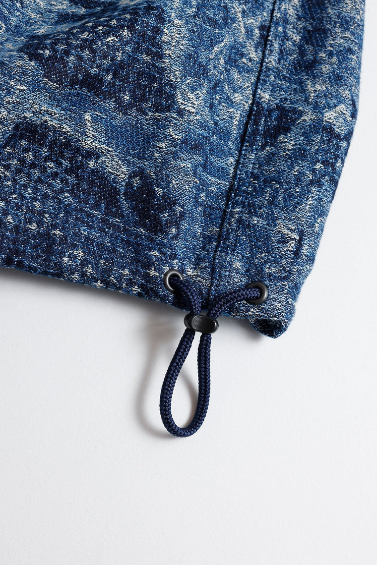 FUNDAMENTAL JACQUARD BORO SHORT PANTS-INDIGO