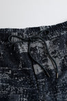 FUNDAMENTAL JACQUARD BORO SHORT PANTS-BLUE GRAY
