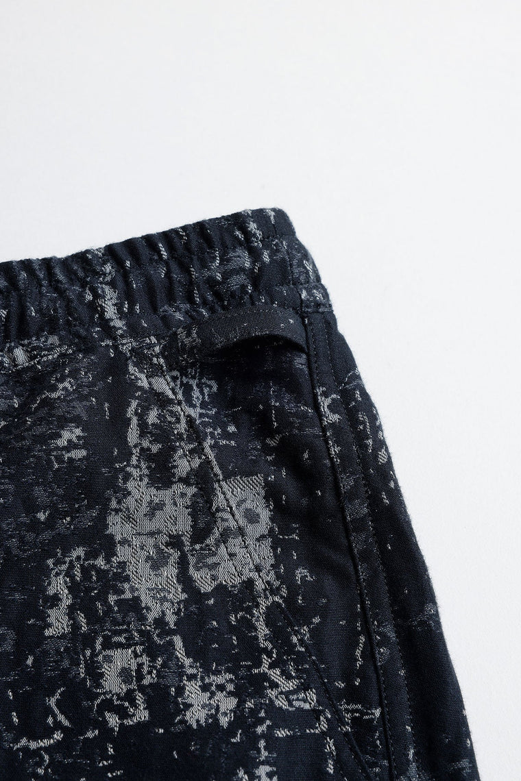 FUNDAMENTAL JACQUARD BORO SHORT PANTS-BLUE GRAY