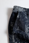 FUNDAMENTAL JACQUARD BORO SHORT PANTS-BLUE GRAY