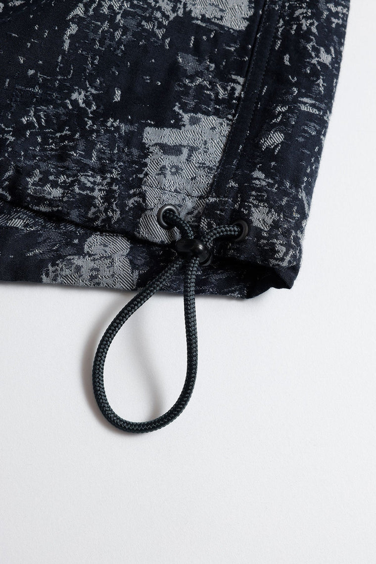 FUNDAMENTAL JACQUARD BORO SHORT PANTS-BLUE GRAY