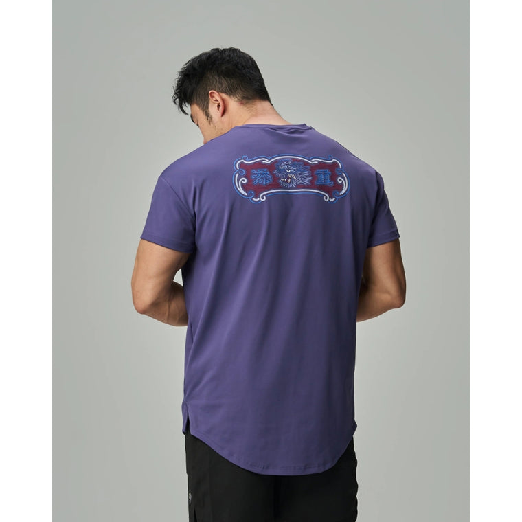TEAMJOINED JOINED® CNY24 CNY24 DRAGON ADAPT DROP SHOULDER MUSCLE TEE-INDIGO