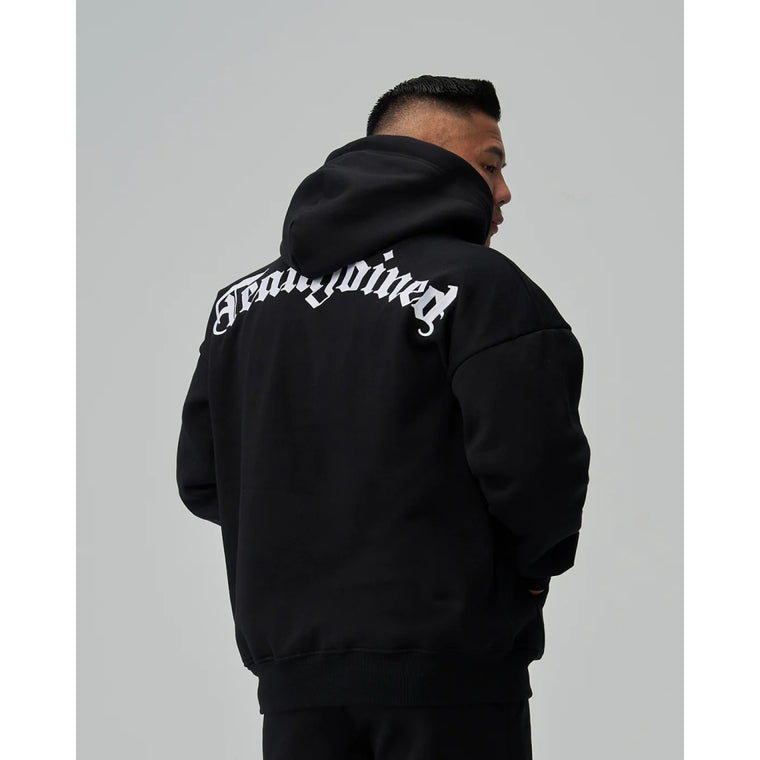 TEAMJOINED JOINED® GOTHIC OVERSIZED HOODIE-BLACK