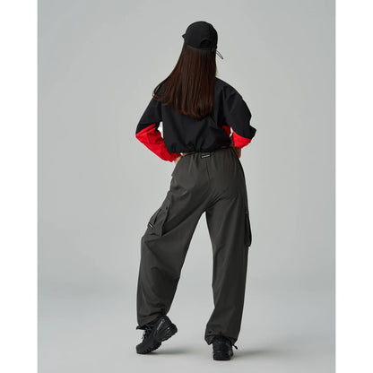 TEAMJOINED JOINED® INVICTUS WOMEN POCKET WINDBREAKER TOP-ORANGE