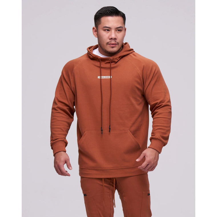TEAMJOINED JOINED® PERFORMANCE MUSCLE-FIT HOODIE-BROWN