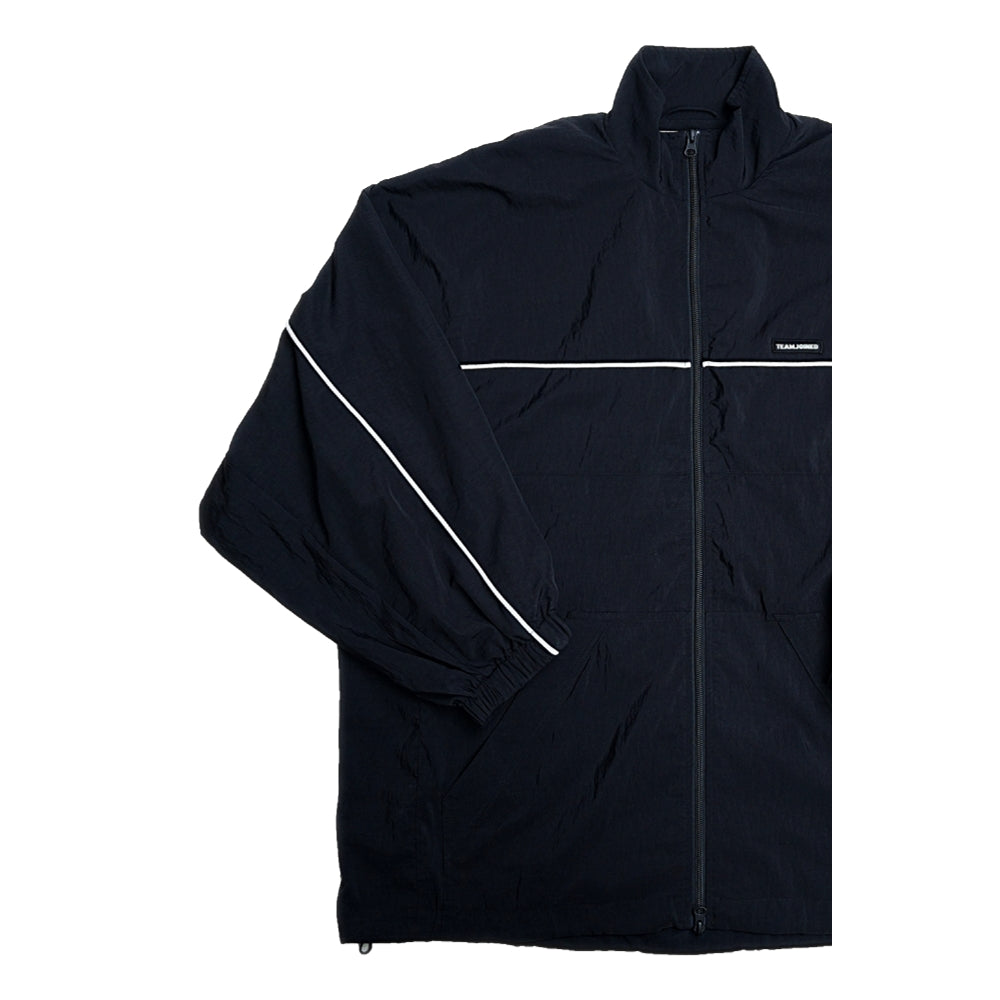 TEAMJOINED JOINED® PIPING TECH WINBREAKER JACKET-BLACK