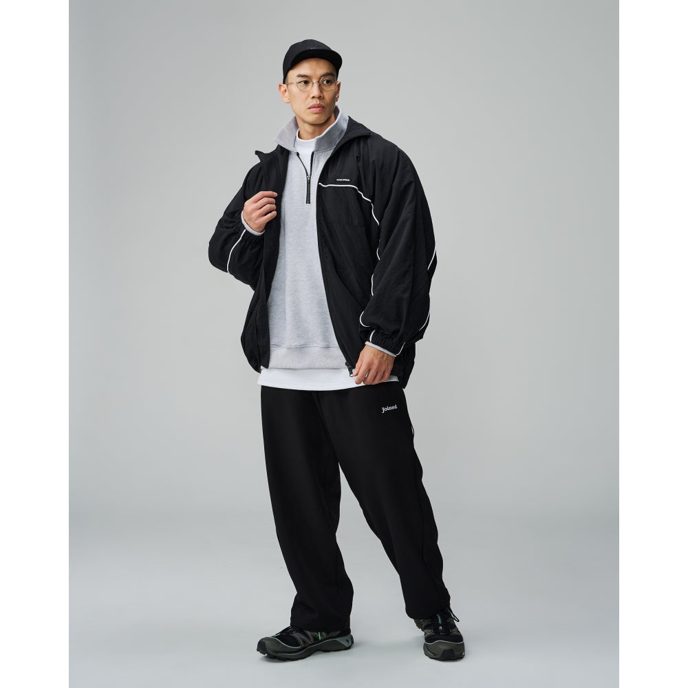 TEAMJOINED JOINED® PIPING TECH WINBREAKER JACKET-BLACK
