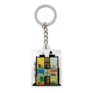 HUF JP AT HOME KEY CHAIN-TRANSPARENT