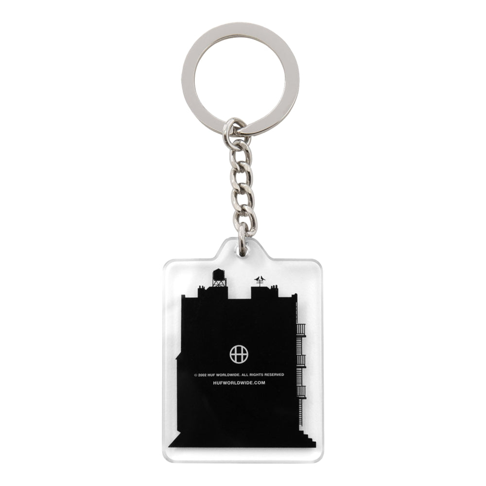 HUF JP AT HOME KEY CHAIN-TRANSPARENT