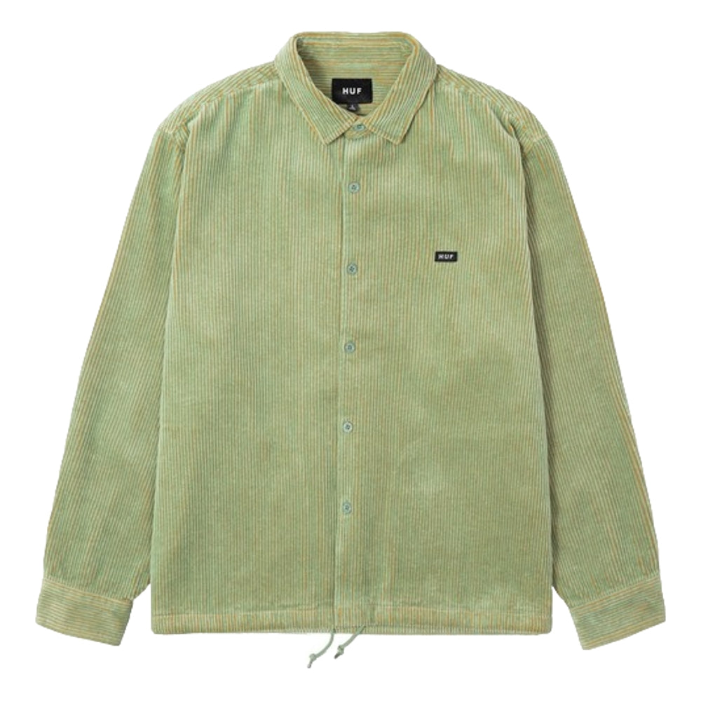 HUF JP BAR LOGO TWO CORD SHIRT-LATTE
