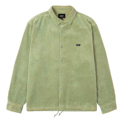 HUF JP BAR LOGO TWO CORD SHIRT-LATTE
