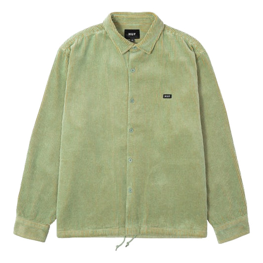 HUF JP BAR LOGO TWO CORD SHIRT-LATTE