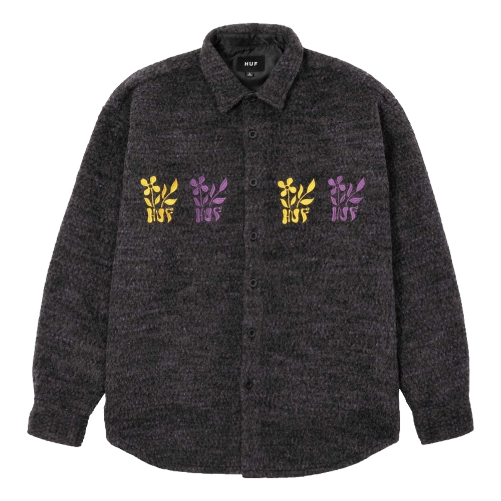 HUF JP BLOSSOM L/S SHIRT-BLACK