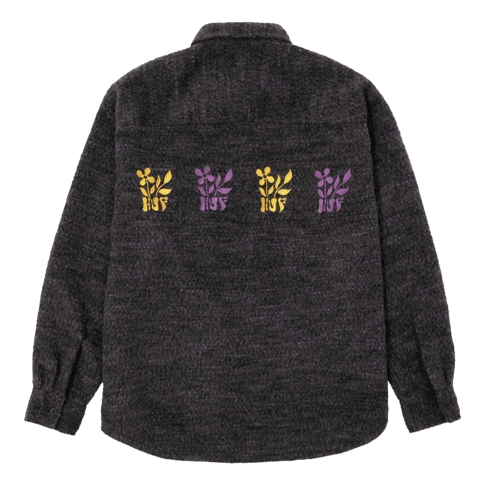 HUF JP BLOSSOM L/S SHIRT-BLACK