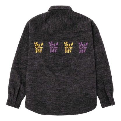 HUF JP BLOSSOM L/S SHIRT-BLACK