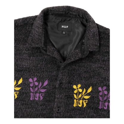 HUF JP BLOSSOM L/S SHIRT-BLACK