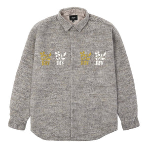 HUF JP BLOSSOM L/S SHIRT-BONE