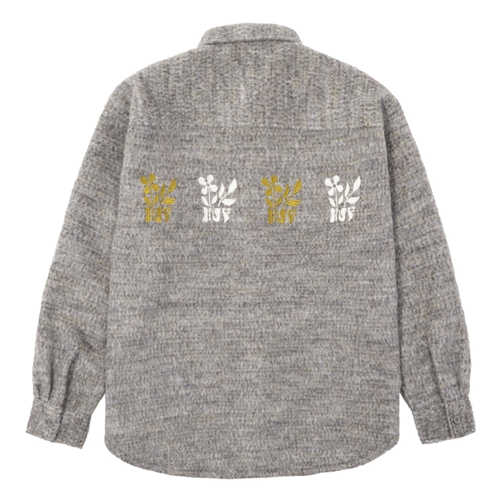 HUF JP BLOSSOM L/S SHIRT-BONE