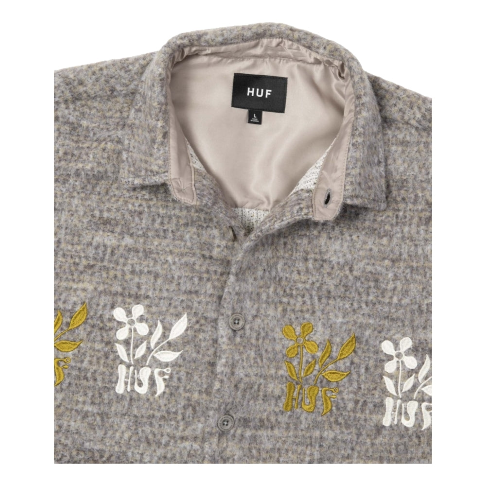 HUF JP BLOSSOM L/S SHIRT-BONE
