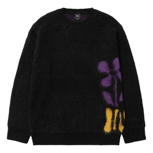 HUF JP BLOSSOM SWEATER-BLACK