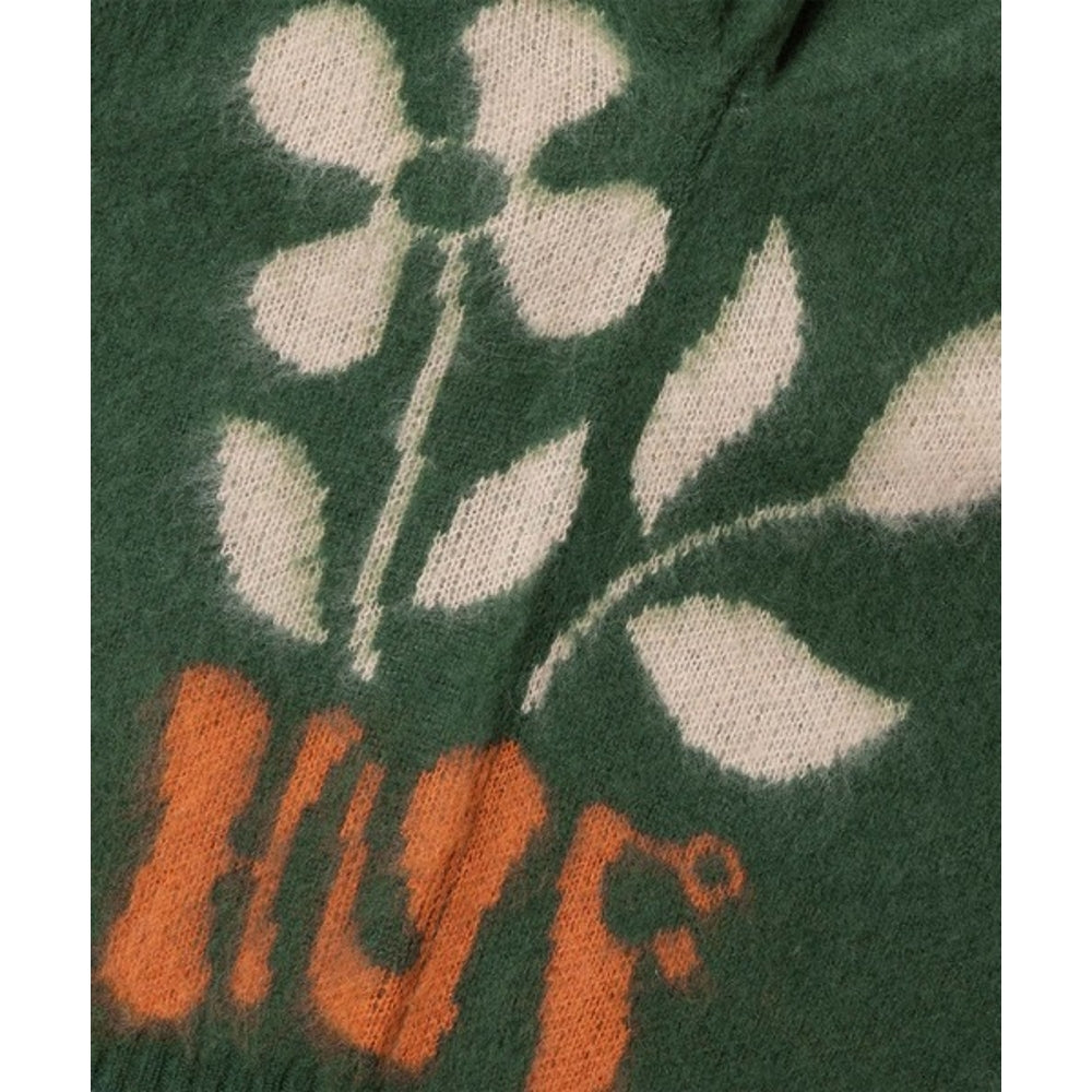 HUF JP BLOSSOM SWEATER-GREEN
