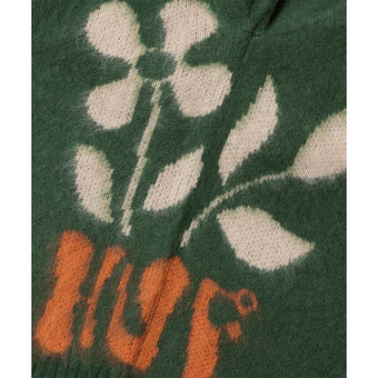 HUF JP BLOSSOM SWEATER-GREEN
