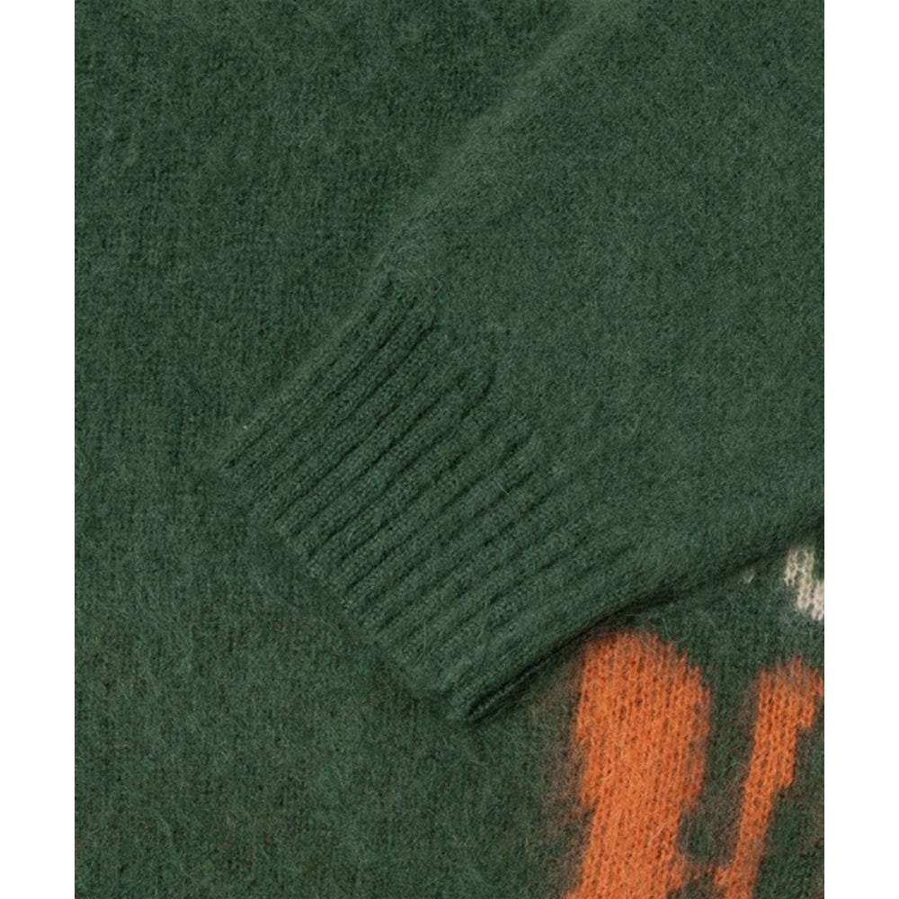HUF JP BLOSSOM SWEATER-GREEN