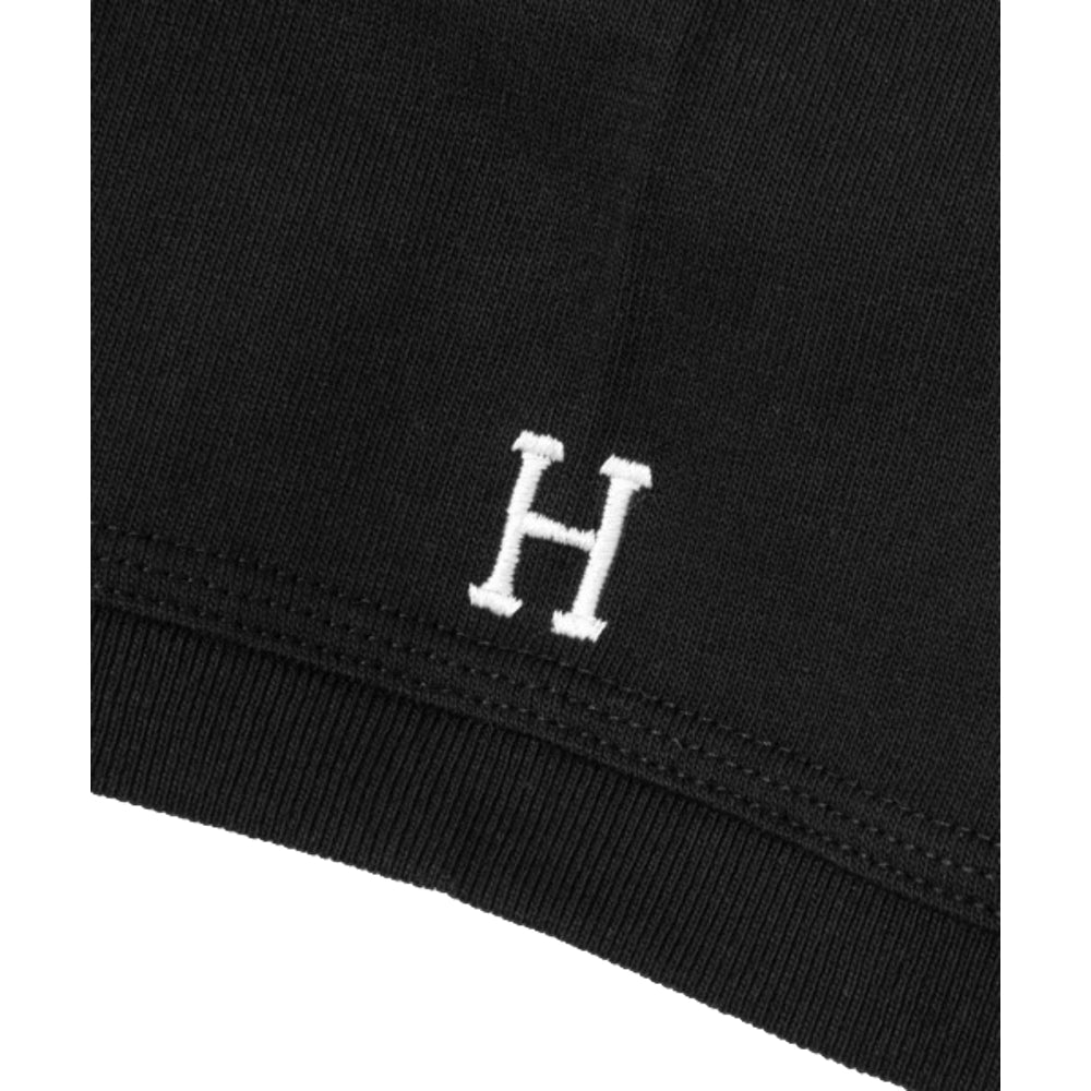 HUF JP COMMUNITY HAND CREW-BLACK
