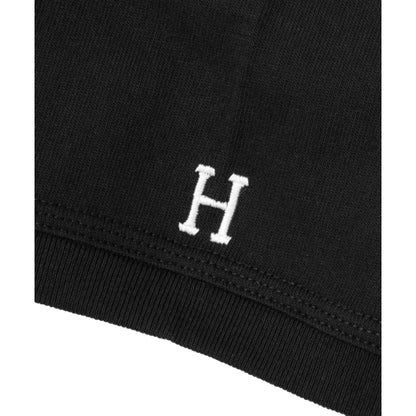 HUF JP COMMUNITY HAND CREW-BLACK
