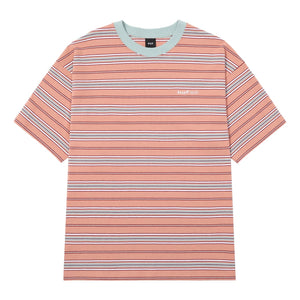 HUF JP HUF CO STRIPE S/S CREW-ORANGE