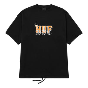 HUF JP HUF DBC S/S CREWNECK-BLACK